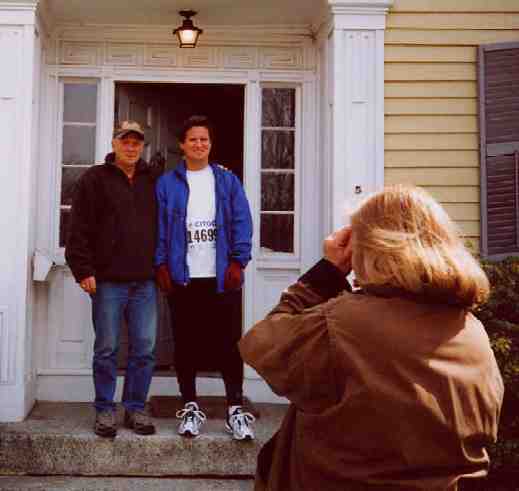 Beth photographs John with his father